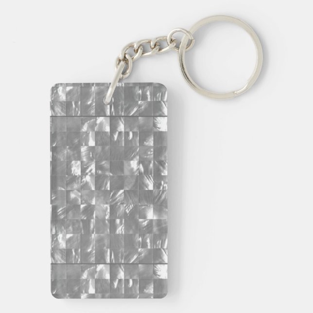 Mother of Pearl Key Ring (Back)