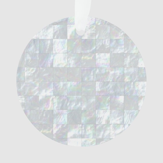 Mother Of Pearl Mosaic Ornament (Front)