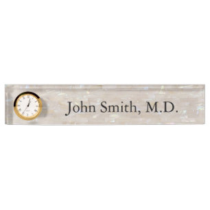 Mother of Pearl Personalised Name Plate