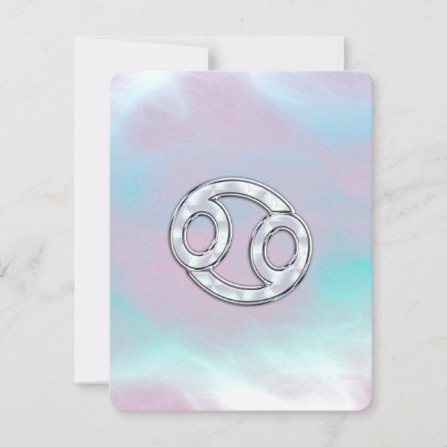 Mother of Pearl Style Cancer Zodiac (Front)