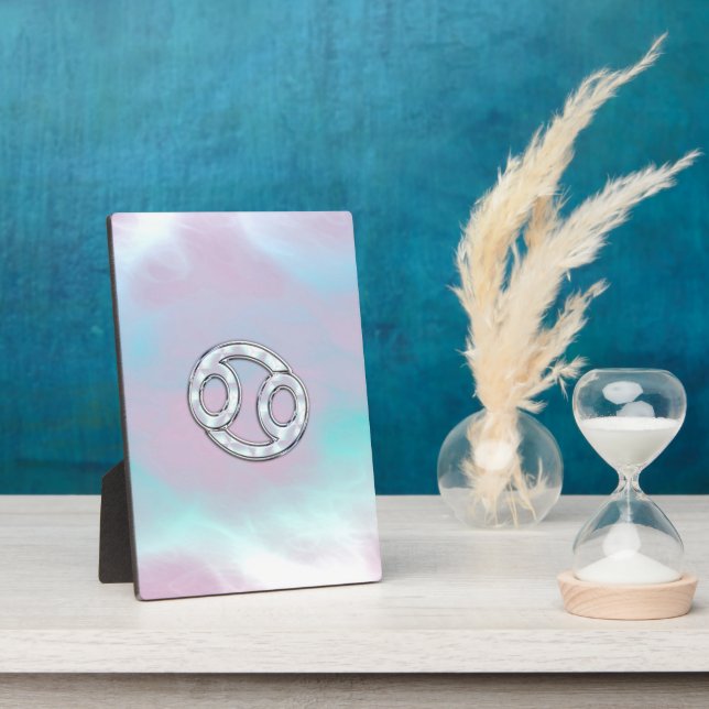 Mother of Pearl Style Cancer Zodiac Plaque (Side)