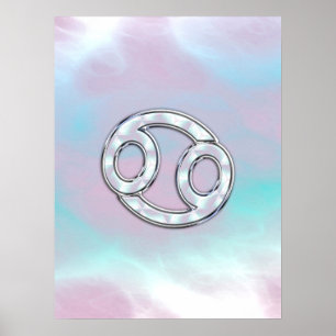 Mother of Pearl Style Cancer Zodiac Sign Decor
