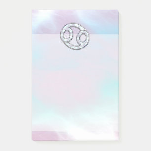 Mother of Pearl Style Cancer Zodiac Sign Decor Post-it Notes