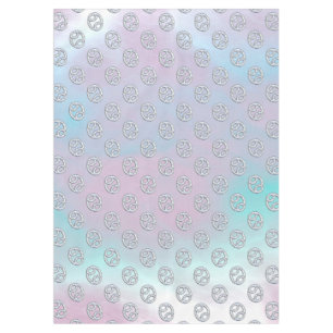 Mother of Pearl Style Cancer Zodiac Symbol Tablecloth