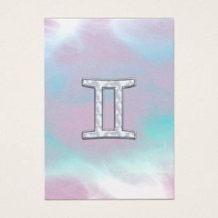 Mother of Pearl Style Gemini Zodiac Sign
