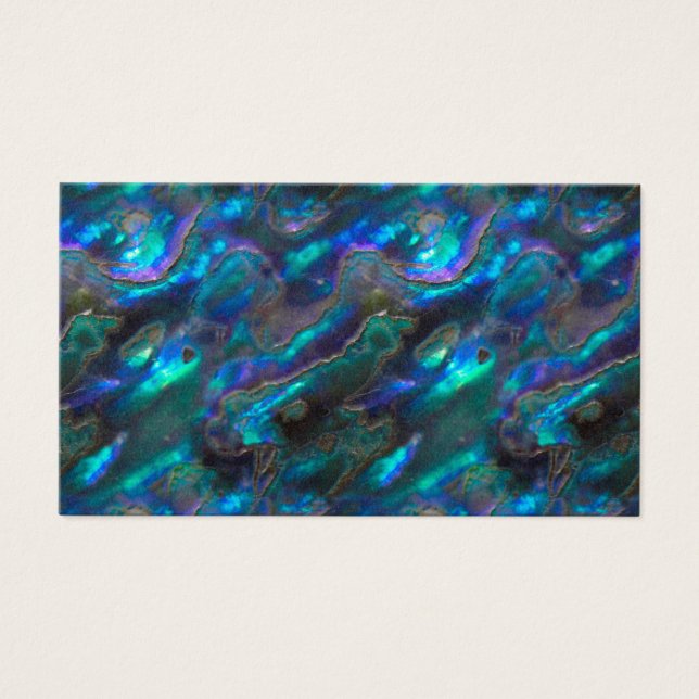 Mother Of Pearl Texture Blue Photo Pattern (Front)