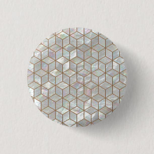 Mother Of Pearl Tiles 3 Cm Round Badge