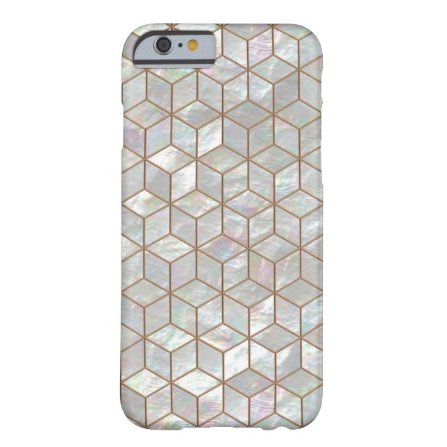 Mother Of Pearl Tiles Case-Mate iPhone Case (Back)
