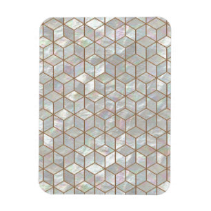 Mother Of Pearl Tiles Magnet