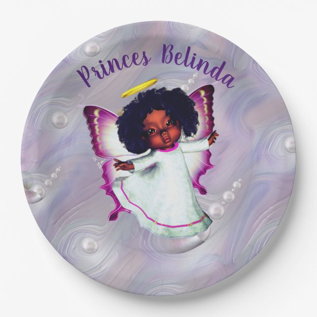 Mother of Pearls giving Birth to a Baby Pearl Paper Plate (Front)