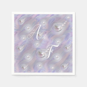 Mother of Pearls giving Birth to a Pearl Napkin