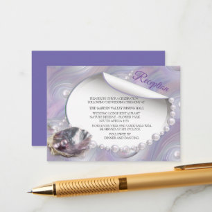 Mother of Pearls Merged like Liquid Swirls Enclosure Card