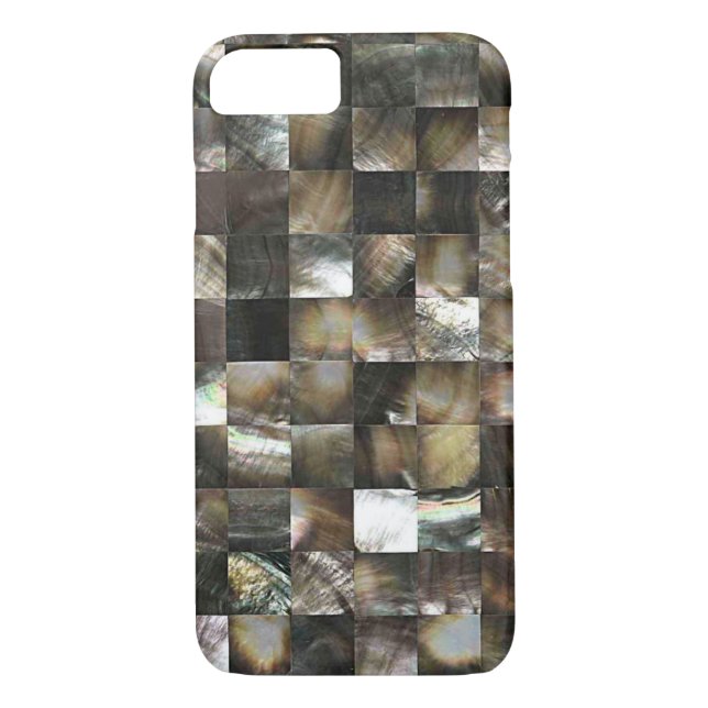 Mother of Pearls Tile Patterns Case-Mate iPhone Case (Back)