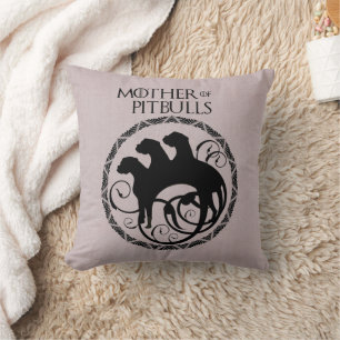 Mother of Pitbulls Print Cushion