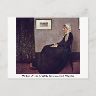 Mother Of The Artist By James Mcneill Whistler Postcard