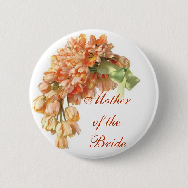 Mother of the Bride 6 Cm Round Badge (Front)