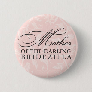 Mother of the Bride 6 Cm Round Badge
