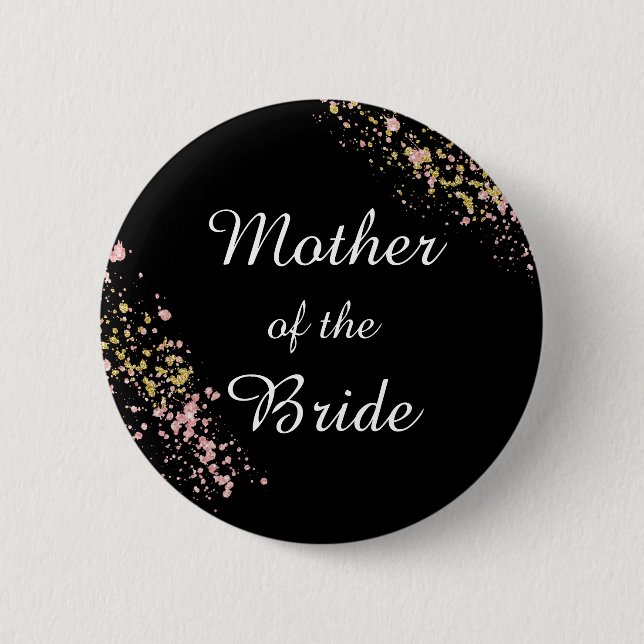 Mother of the Bride 6 Cm Round Badge (Front)