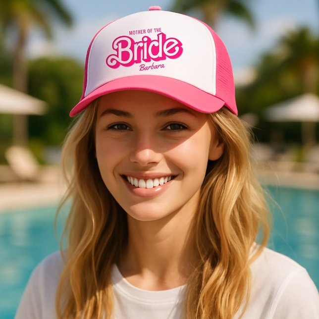 Mother Of The Bride Bachelorette Barb Trucker Hat (Creator Uploaded)