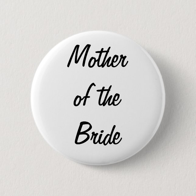 Mother of the Bride Badge (Front)