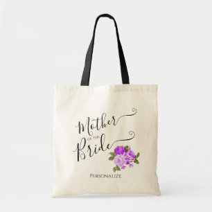 Mother of the Bride - Bridal Party - Purple Tote B