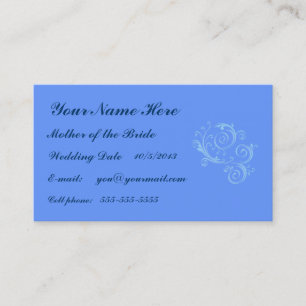 Mother of the Bride Business Card