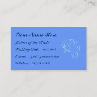 Mother of the Bride Business Card