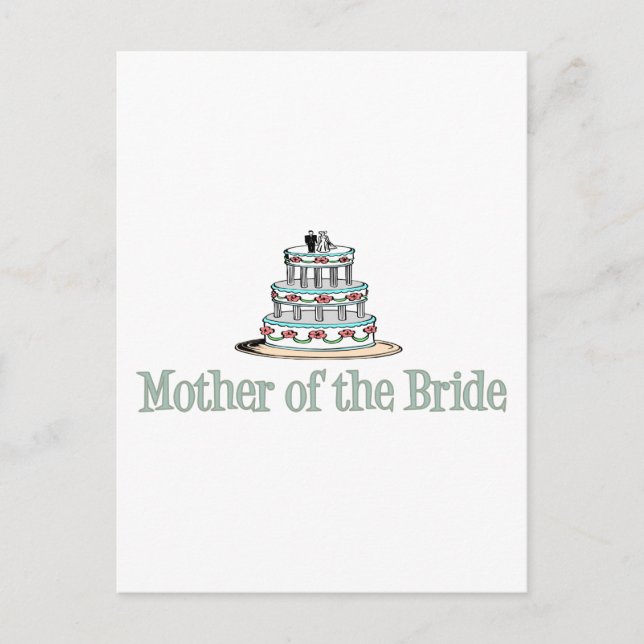 Mother Of The Bride (Cake) Postcard (Front)