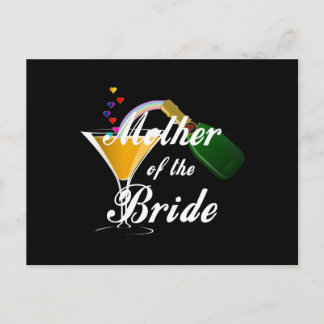 Mother Of The Bride Champagne Toast Postcard