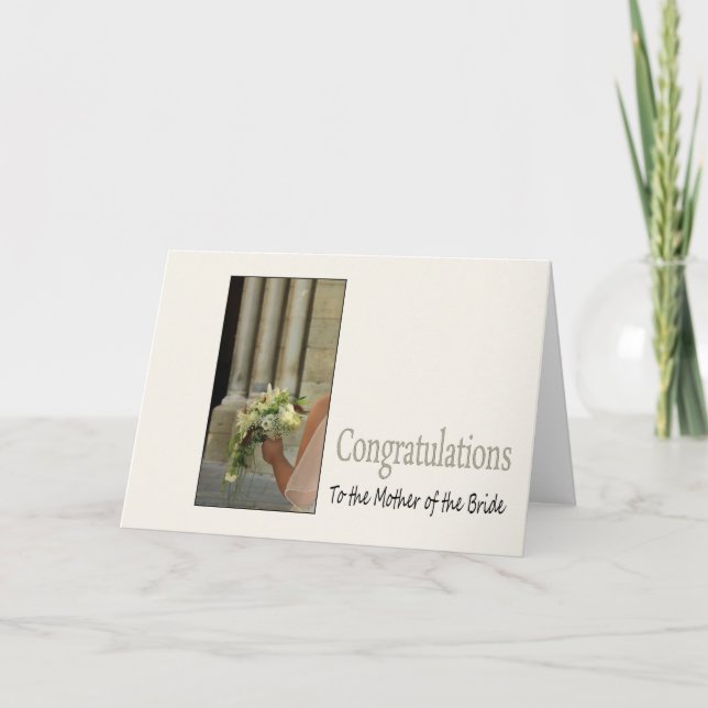mother of the bride congratulations card (Front)