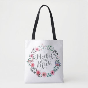 Mother of the Bride Elegant Floral Wedding Tote Ba