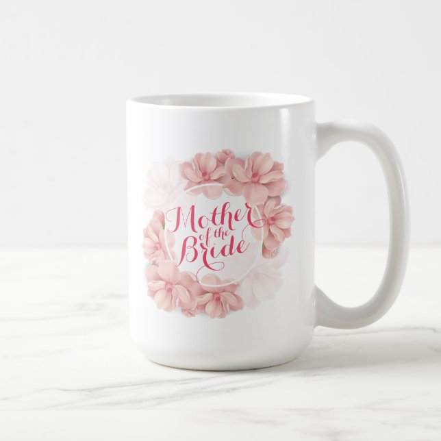 Mother of the Bride Floral Wedding Classic Mug (Right)