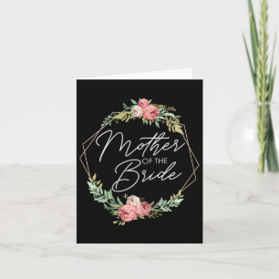 Mother Of The Bride Flowers Bride And Groom Weddin Card