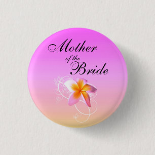Mother of the Bride Frangipani Wedding Pin