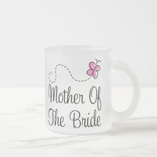 Mother Of The Bride Frosted Wedding Mug (Right)