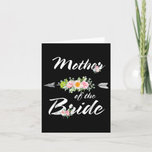 Mother Of The Bride Funny Wedding Party Mother Lov Card