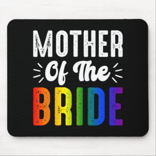 Mother Of The Bride Gay Lesbian Wedding Lgbt Pride Mouse Mat