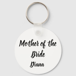 Mother of the Bride Gift Custom Name Gifts Wedding Key Ring