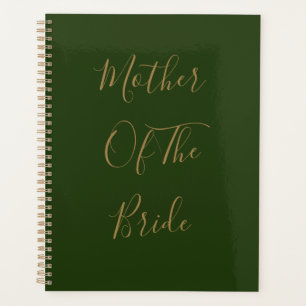 Mother Of The Bride Gold Green Weddings Gift Favou Planner