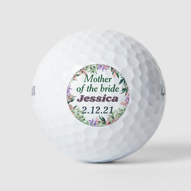 Mother of the bride golf balls customised (Front)