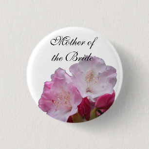 mother of the bride/groom 3 cm round badge
