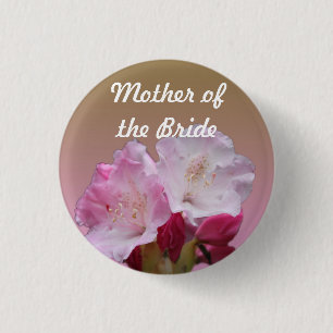 mother of the bride/groom 3 cm round badge