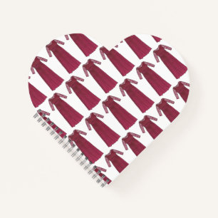 Mother of the Bride Groom Maroon Wedding Gown Gift Notebook