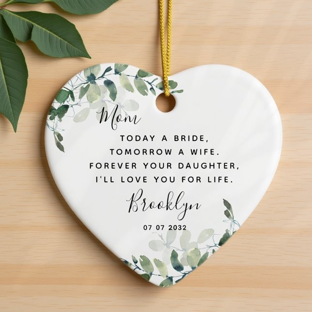 Mother of the Bride Keepsake   Ceramic Tree Decoration (Creator Uploaded)