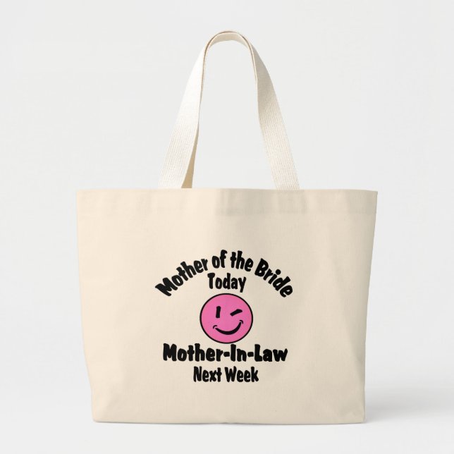 Mother of the Bride Large Tote Bag (Front)