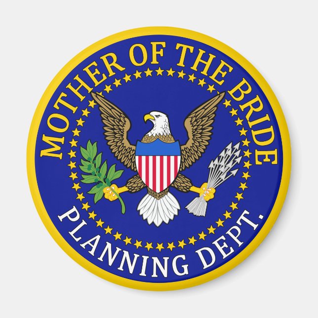 Mother Of The Bride Magnet (Front)