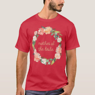 Mother of the Bride Matching Wedding Party T Shirt
