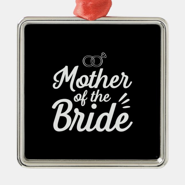 Mother Of The Bride Metal Tree Decoration (Front)