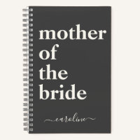Mother of the Bride Minimalist Modern Custom Black