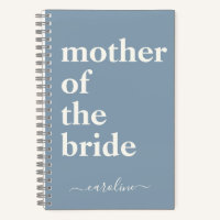 Mother of the Bride Minimalist Modern Custom Blue